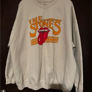 The Rolling Stones Distressed Crewneck